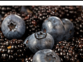 Blueberry and blackberry 
